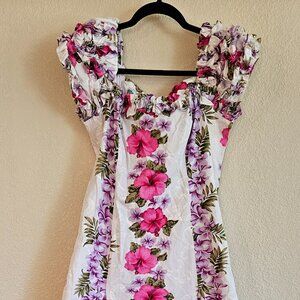 Authentic Hawaiian Muumuu Maxi Dress